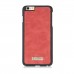 iPhone 6 6s 4.7 - CaseMe Vintage 2 in 1 Genuine Leather Flip Zipper Wallet Protective Cover Case - Red